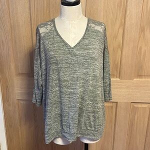 Torrid Gray Super Soft Plush Top